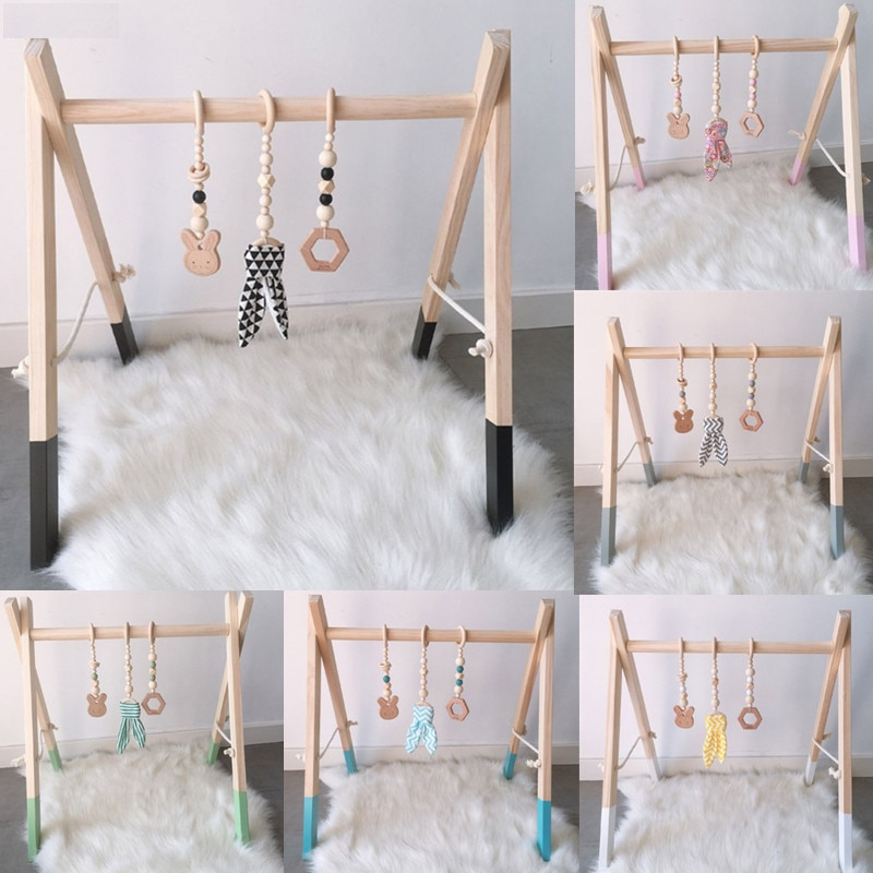 Wooden Activity Gym Nordic Style